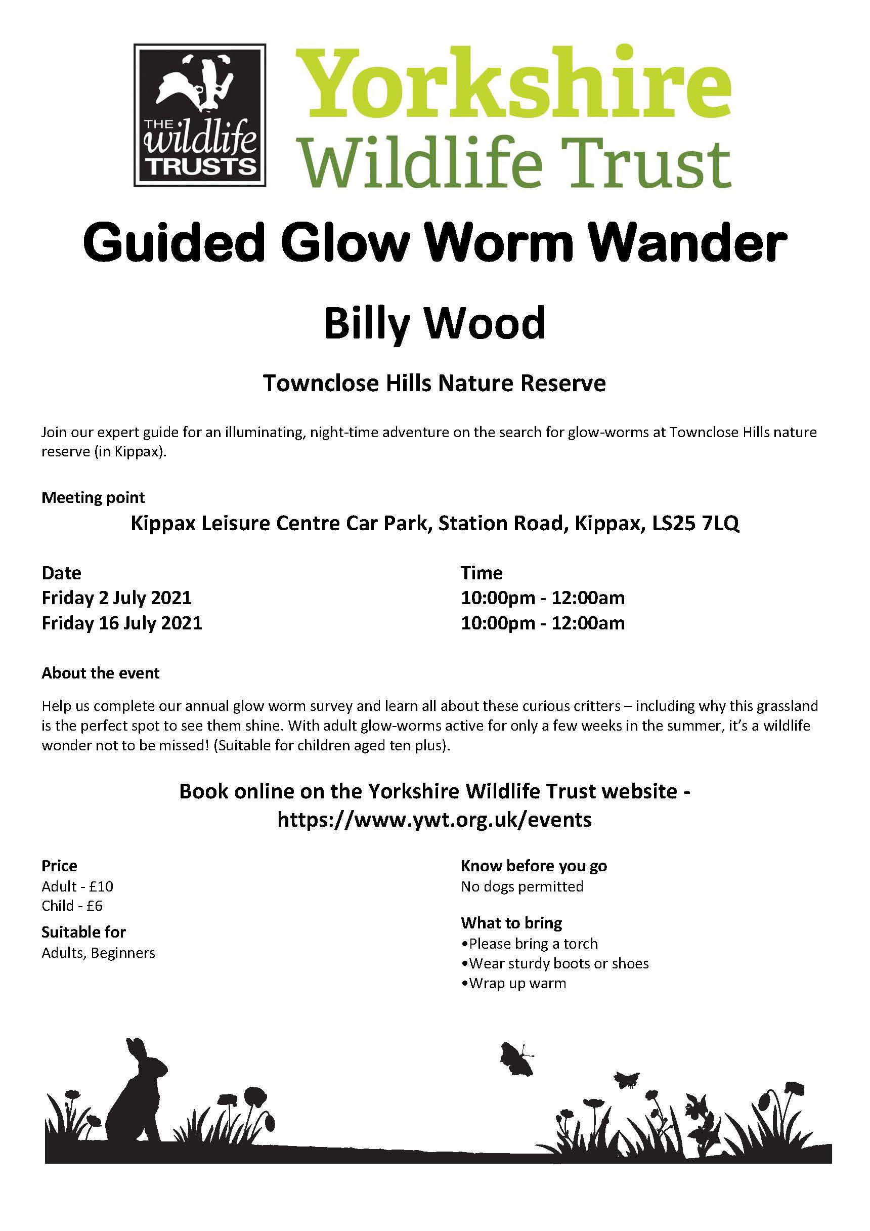 Guided Glow Worm Wander