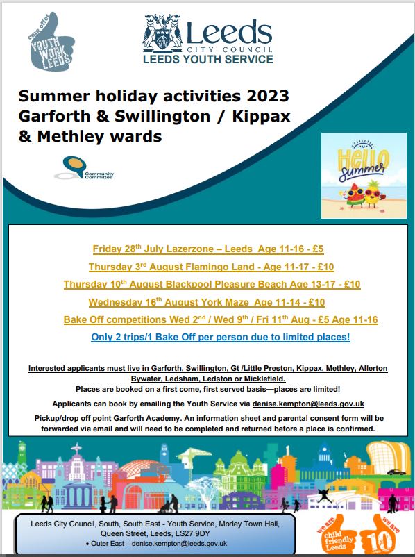 Summer Holiday Activities 2023