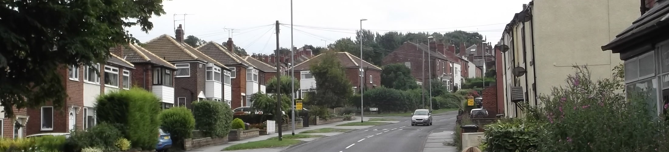 Road and Houses