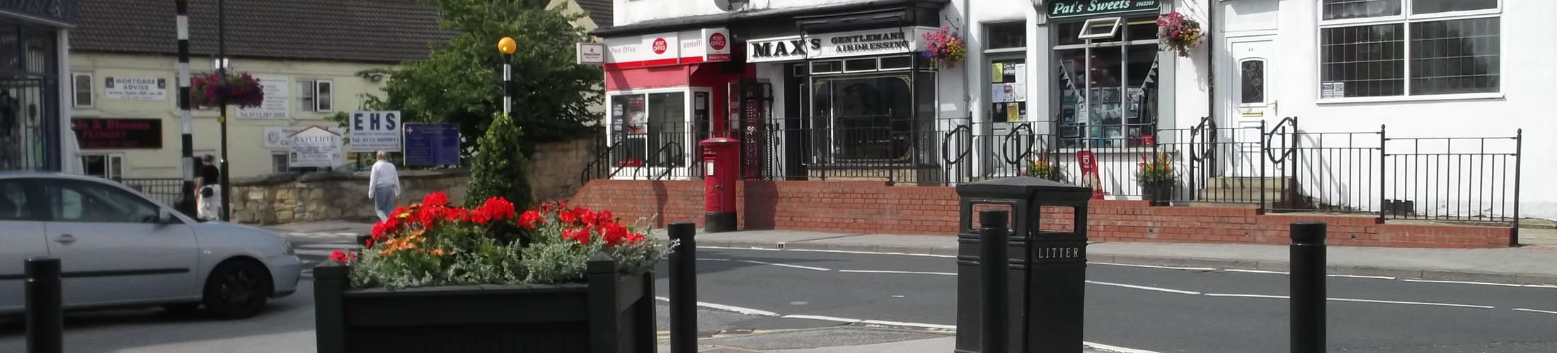 Shops and a post office