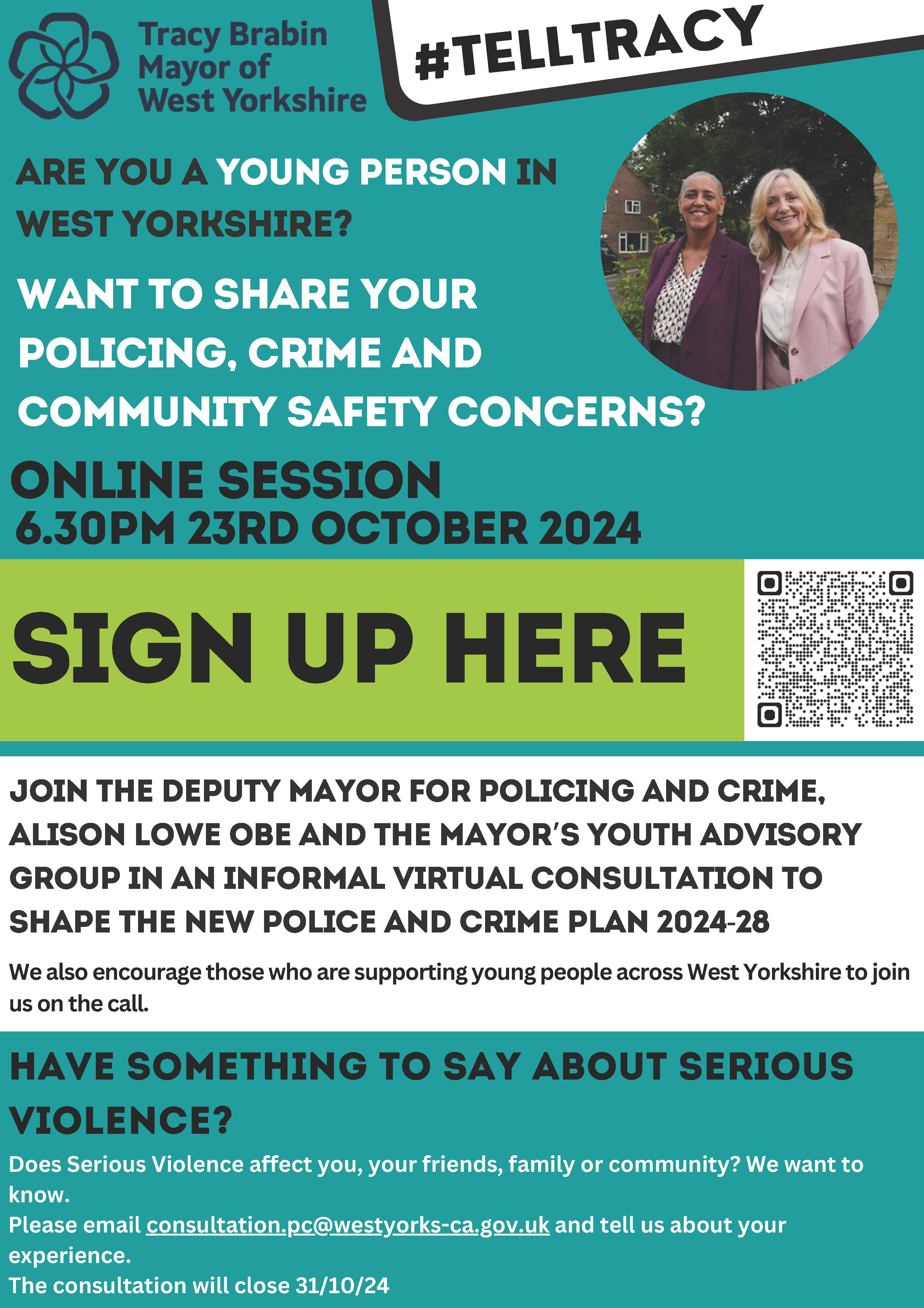 Police and Crime Plan 2024/28 – Youth Consultation Event