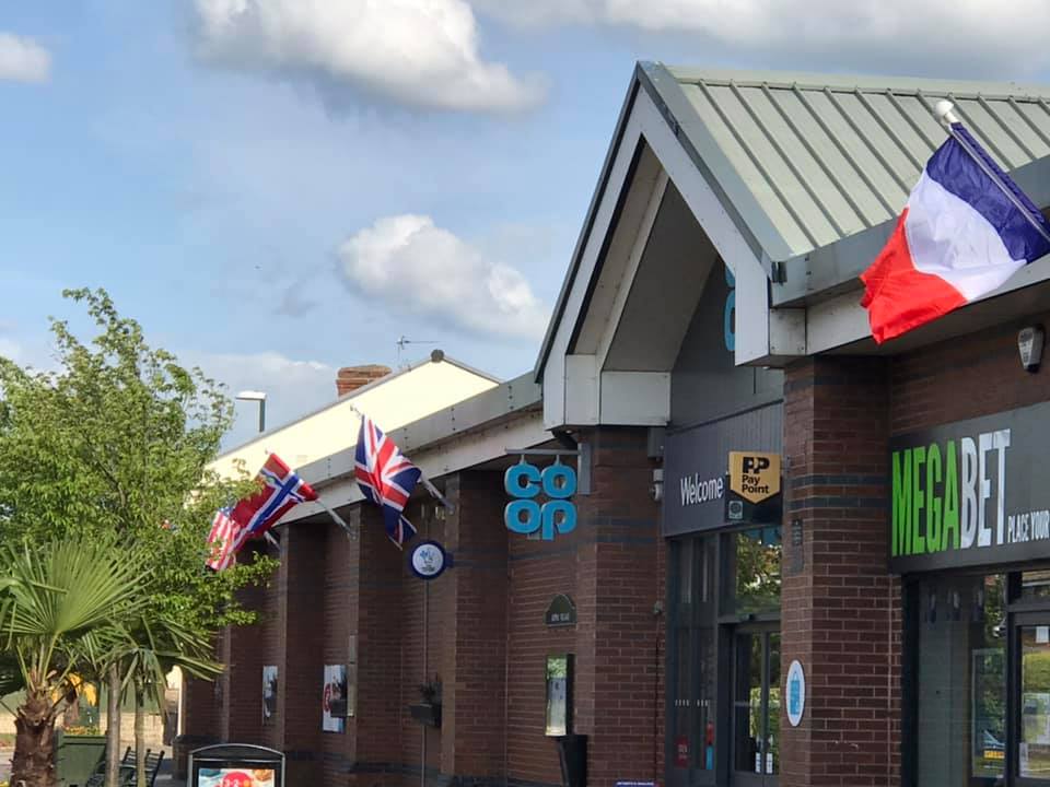 Different country flags